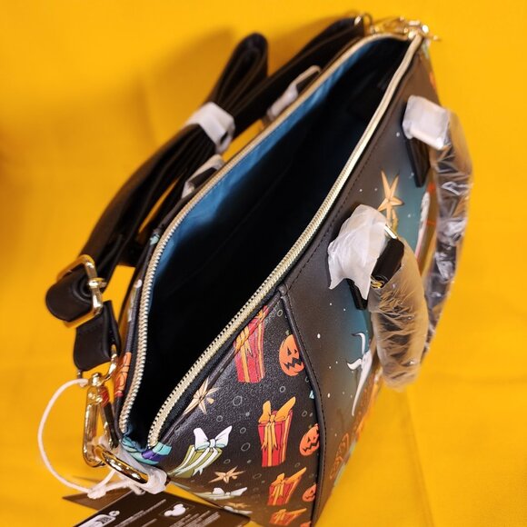 Loungefly The Nightmare Before Christmas Sandy Claws Zero Satchel Handbag NEW - Picture 11 of 13